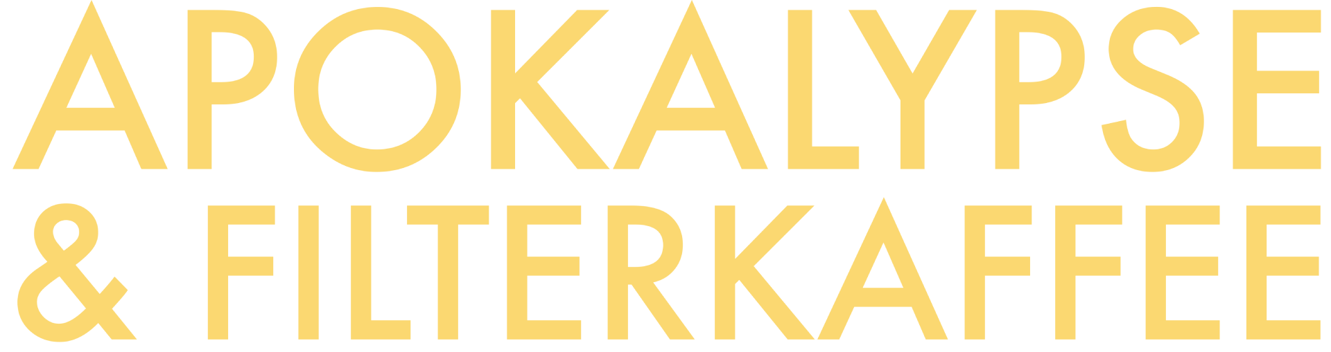 Apokalypse & Filterkaffee Logo
